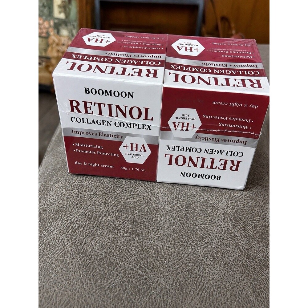 BOOMOON Retinol Collagen Complex +HA Day & Night Face Cream 1.75 fl oz